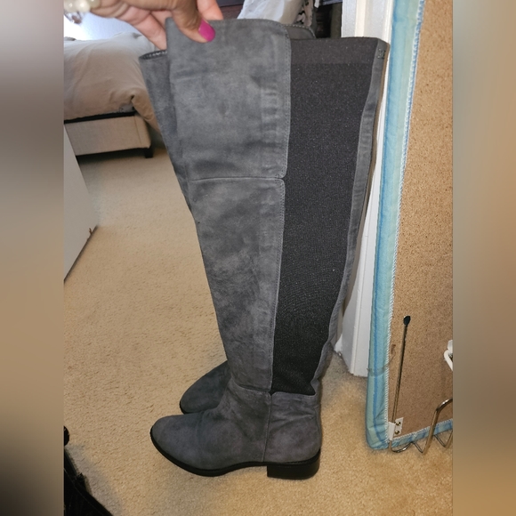 SAM EDLEMAN Dark Grey Riding boots size 8.5 - Picture 3 of 3